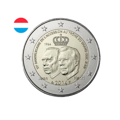 Luxembourg 2014 - 2 Euros Commémorative - Grand-Duc Jean