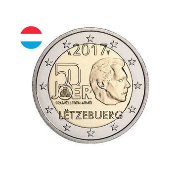 Luxembourg 2017 - 2 Euro Commémorative - Service militaire volontaire