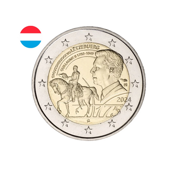 Luxembourg 2024 - 2 Euro Commémorative - 175è Anniversaire de la mort du Grand Duc Guillaume II