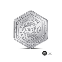 Les Régions 2026 - Lot de 3 Monnaies de 10 Euros Argent Hexagonal