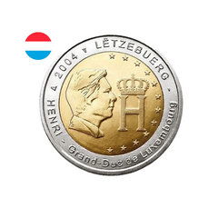 Luxembourg 2004 - 2 Euros Commémorative - Monogramme du Grand-Duc Henri