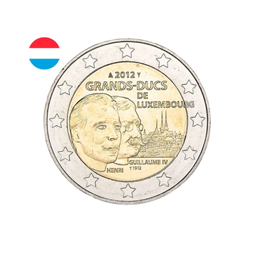 Luxembourg 2012 - 2 Euro Commémorative - Grand-Duc Guillaume IV