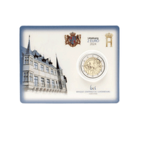 Luxemburgo 2024 - 2 Euro Coincard - 175º aniversário da morte do Grand Duke Guillaume II