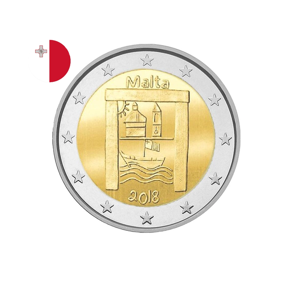 Malte 2018 - 2 Euros Commémorative - Patrimoine Culturel Héritage