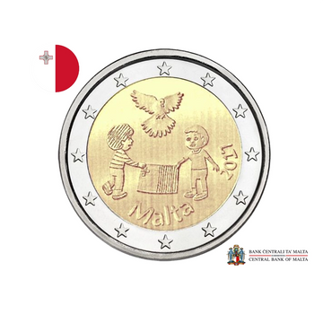 Malte 2017 - 2 Euro Commémorative - La Paix