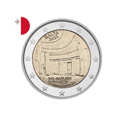 Malte 2022 - 2 Euros Commémorative - Hypogée de Hal Saflieni