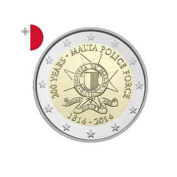 Malte 2014 - 2 Euro Commémorative - Force de police