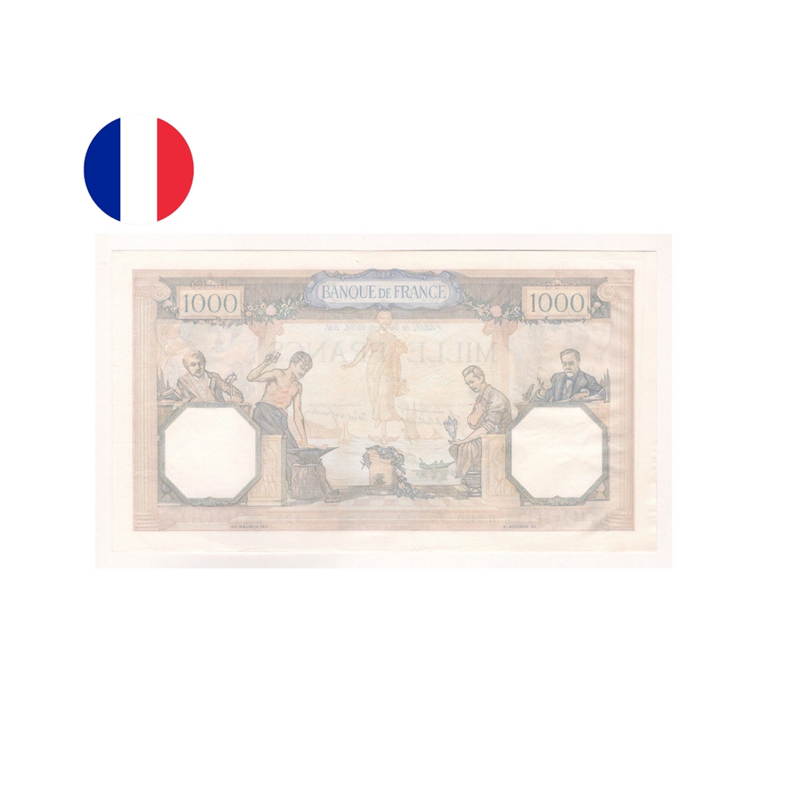 France - Billet 1000 Francs - Cérès et Mercure - 1927-1937