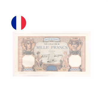 France - Billet 1000 Francs - Cérès et Mercure - 1927-1937