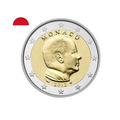 Monaco 2012 - 2 Euros Commémorative - Portrait du Prince Albert