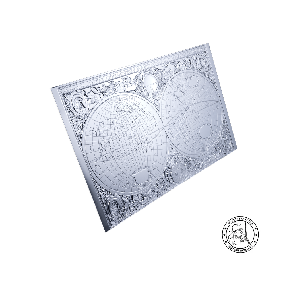 Histoire de la cartographie - Monnaie de 5 Dollars Argent 1 Oz - 2027