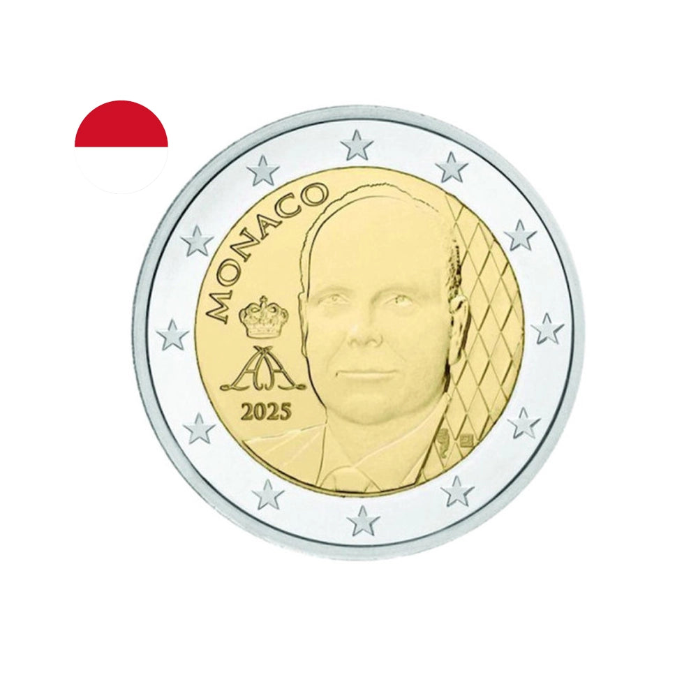 Monaco 2025 - 2 Euro Commémorative - Albert II