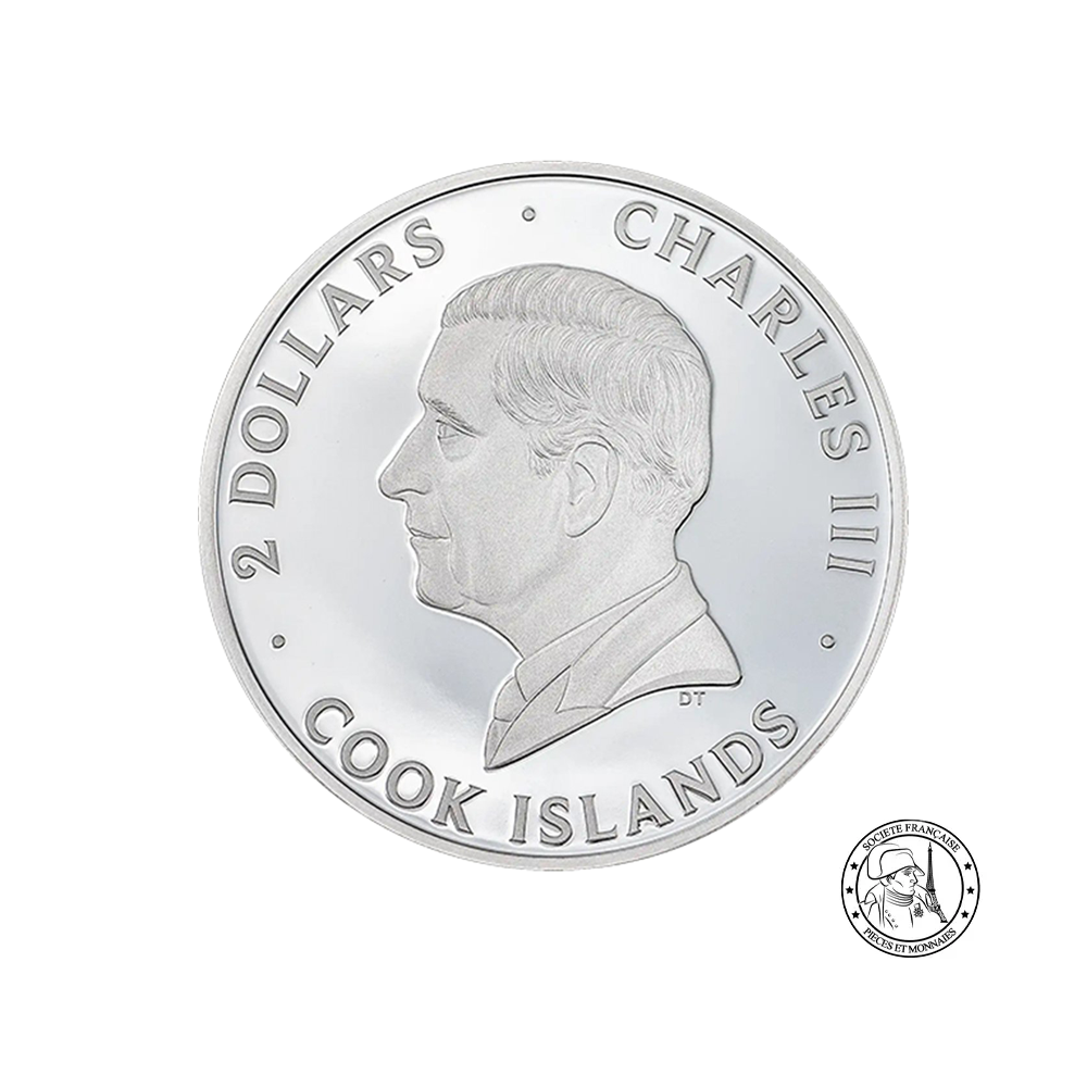 World Landmarks - Mont Rushmore - Monnaie de 2 Dollar Argent - BE 2026