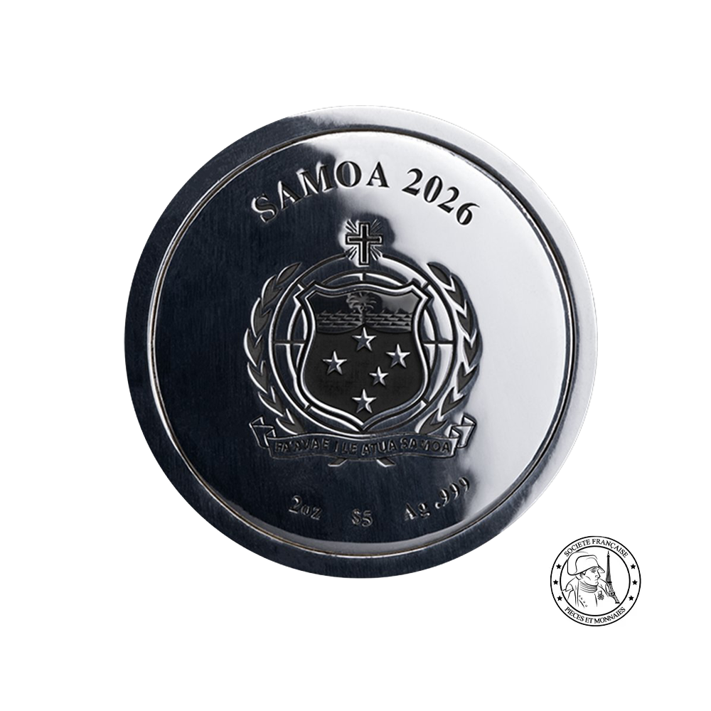 Mr Monopoly - Monnaie en Argent 2 Oz - 2026 Finition Antique