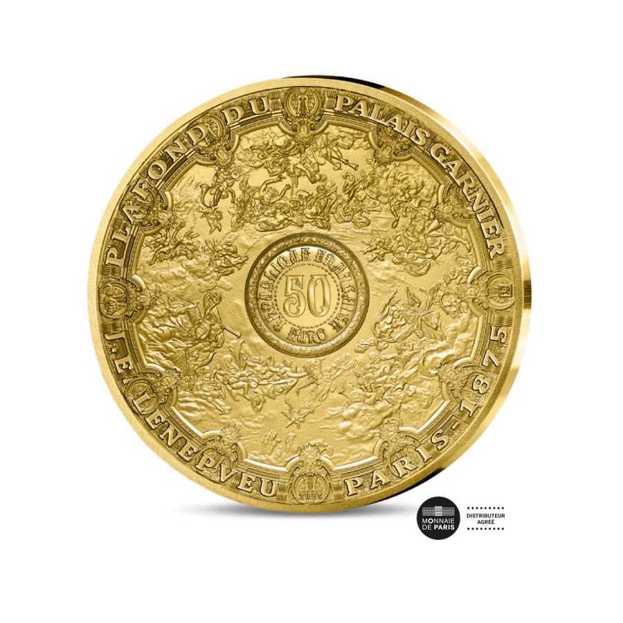 Palais Garnier - Monnaie de 50€ Or - BE 2025