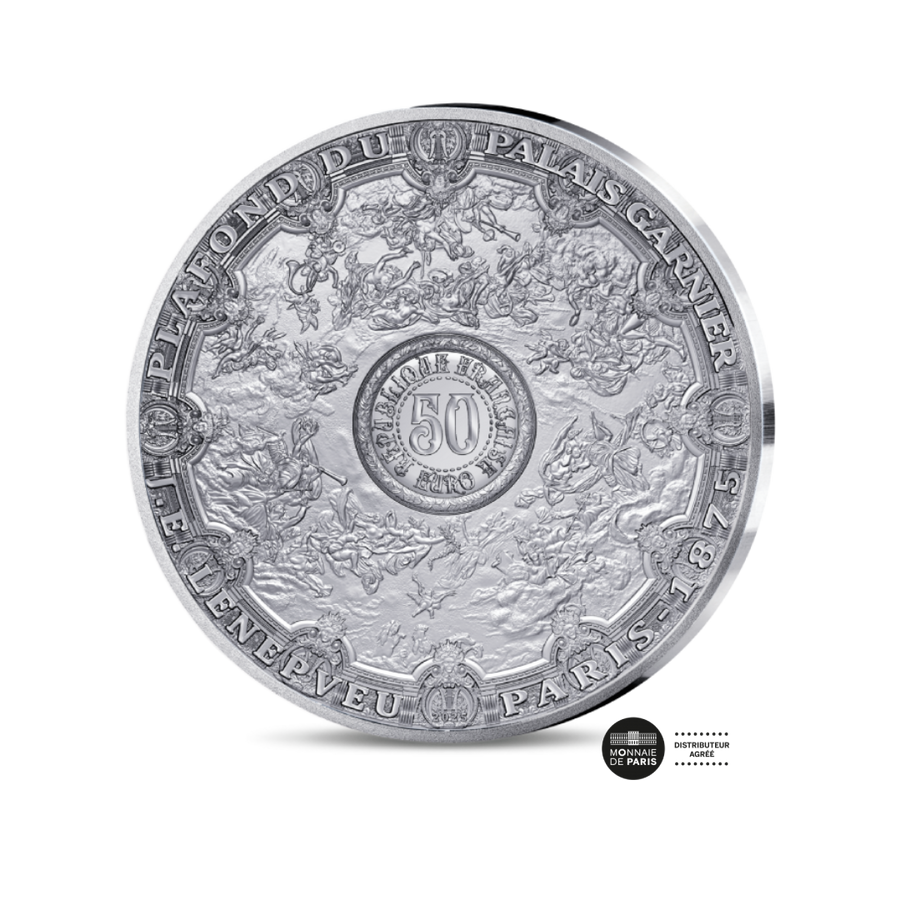 Palais Garnier - Monnaie de 50€ Argent - BE 2025