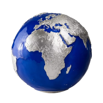 Blue Marble- Monnaie de 25 Dollars 1 kg Argent - Barbade 2025
