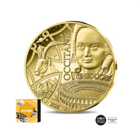 Les Régions 2026 - Occitanie - Monnaie de 5 Euros  Or ½ g - BE
