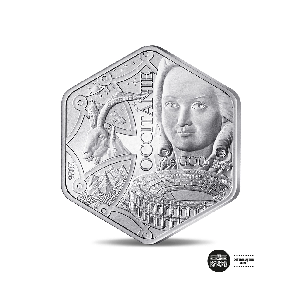 Les Régions 2026 - Occitanie - Monnaie de 10 Euros - Argent