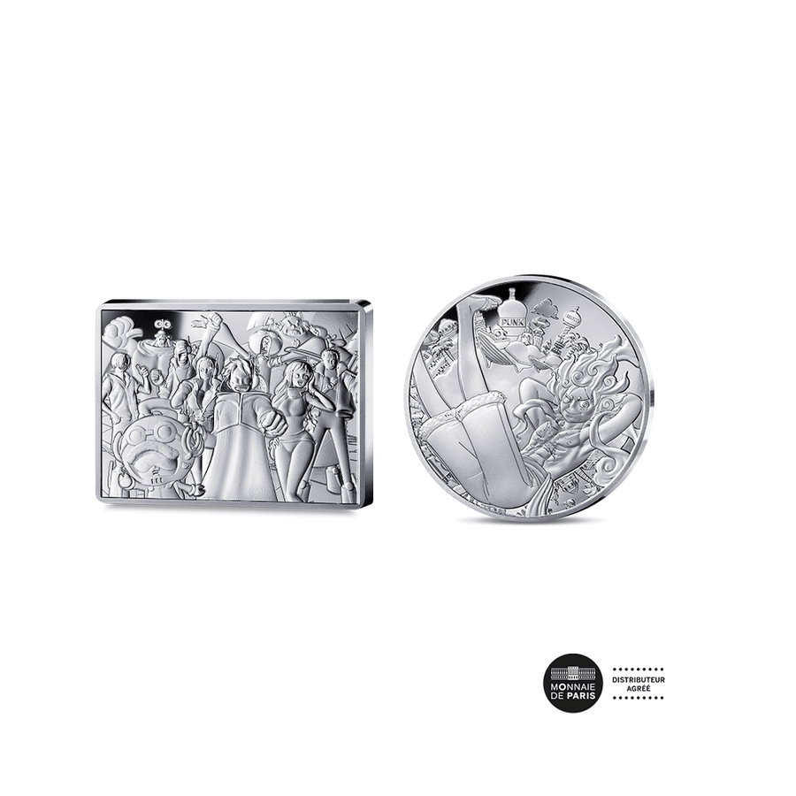 One Piece - Lot de 2 monnaies de 10€ Argent - BE 2025