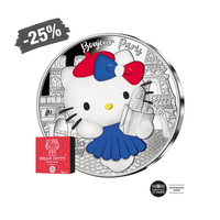 Hello Kitty - "Bonjour Paris" - Monnaie de 10€ Argent - BE 2024