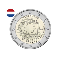 Pays-Bas 2015 - 2 Euro Commémorative - 30è anniversaire du Drapeau Européen