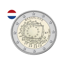 Pays-Bas 2015 - 2 Euros Commémorative - 30è anniversaire du Drapeau Européen