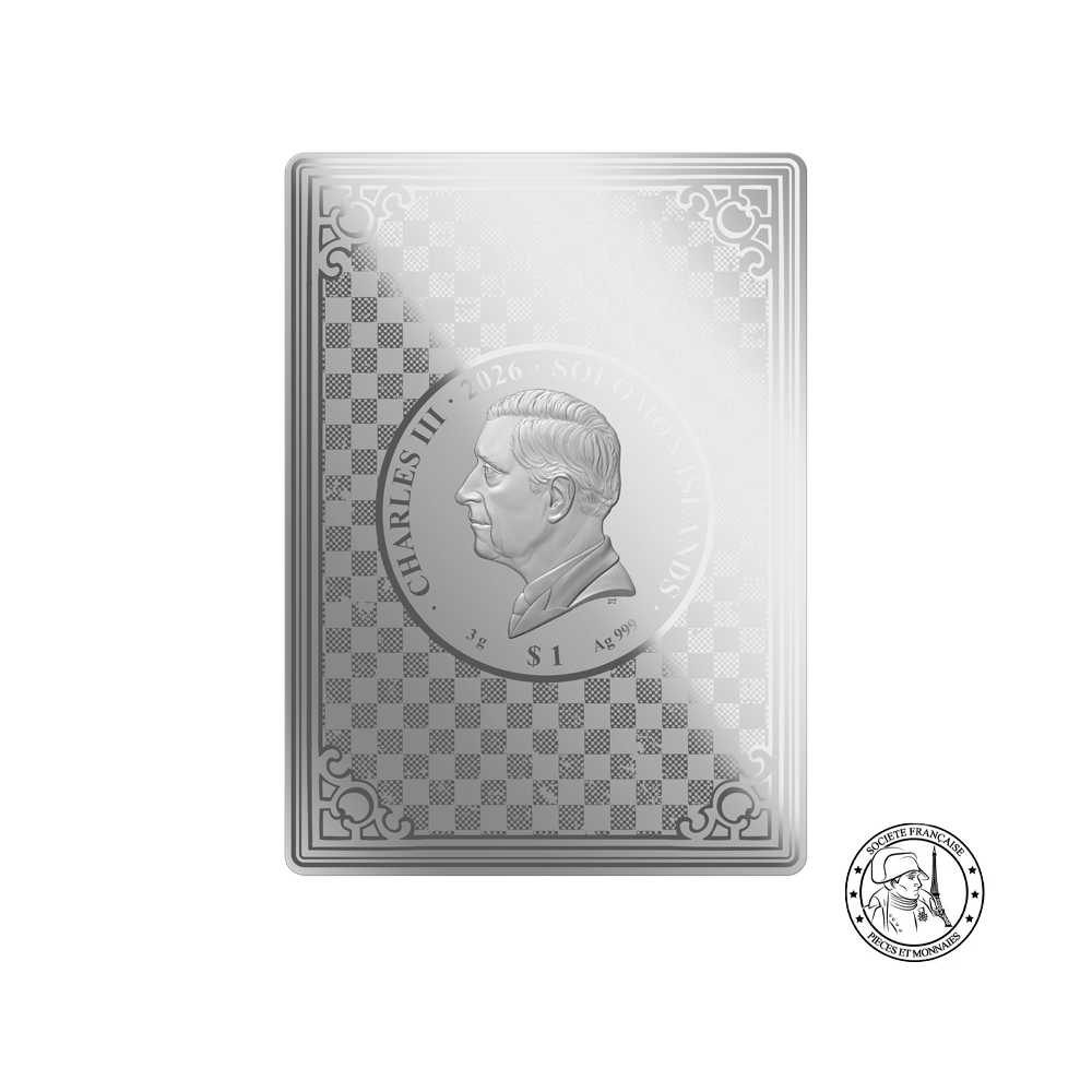 Harry Potter - Cartes Collectors 1 Dollar Argent Aléatoires - 2026 - BU