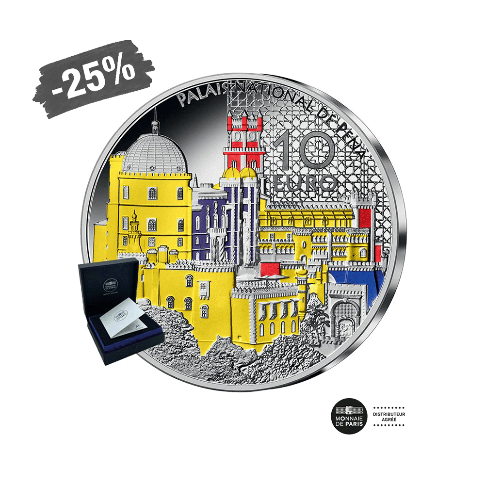 UNESCO - Palacio National de Pena - Monnaie de 10€ Argent - BE 2023