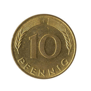 10 pfennig - Germany - 1950-2001