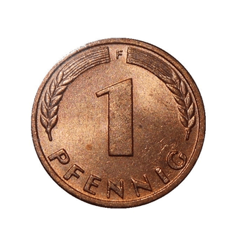1 pfennig - Duitsland - 1950-2001