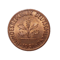 1 pfennig - Duitsland - 1950-2001