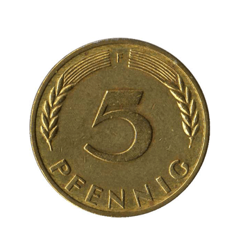5 Pfennig Deutschland 1950 2001