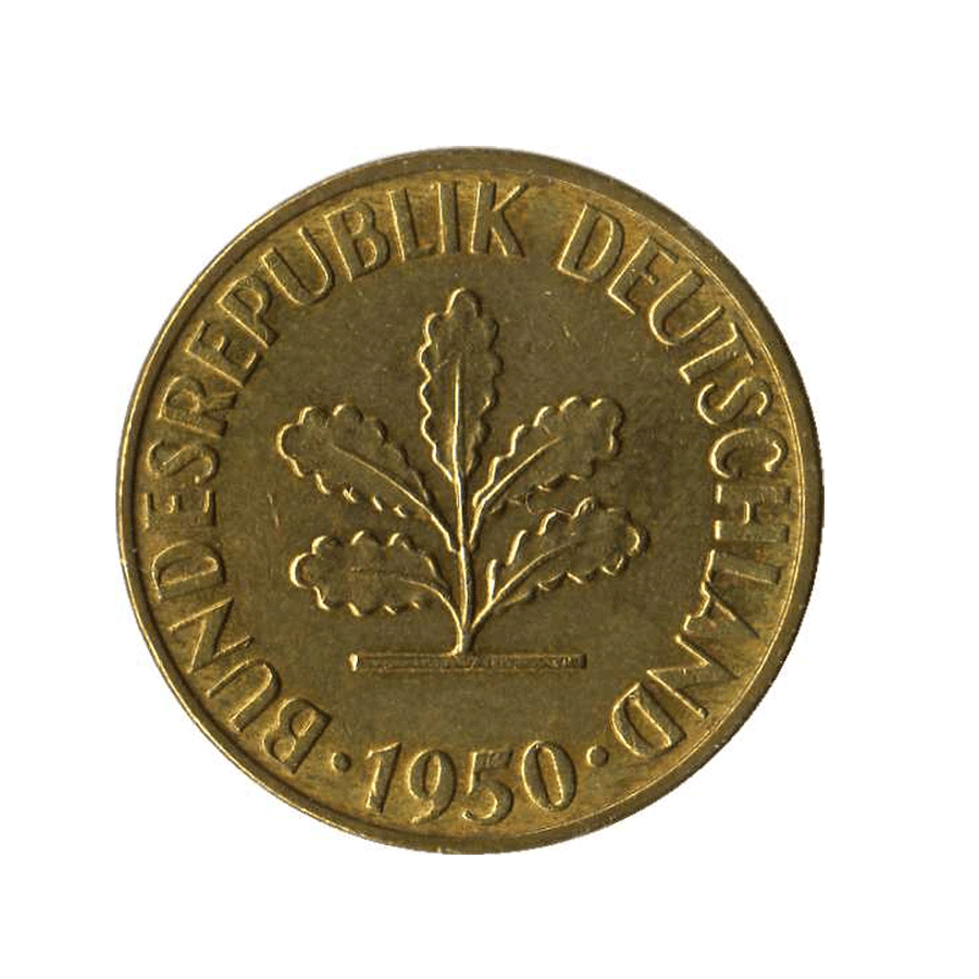 5 pfennig - Germania - 1950-2001
