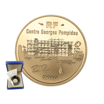 Centre Georges Pompidou - Monnaie de 50 Euro Or - BE 2010