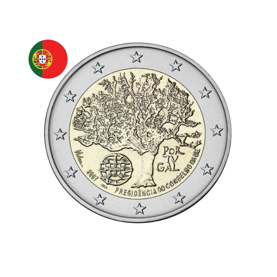 Portugal 2007 - 2 Euro Commémorative - Présidence portugaise du Conseil de l’Union européenne