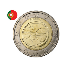 Portugal 2009 - 2 Euros Commémorative - Union économique et monétaire