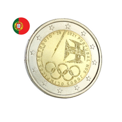 Portugal 2021 - 2 Euros Commémorative - Jeux Olympiques de Tokyo