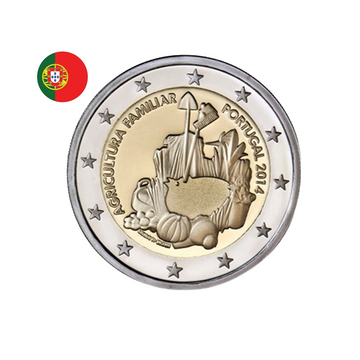 Portugal 2014 - 2 Euro Commémorative - Agriculture familiale