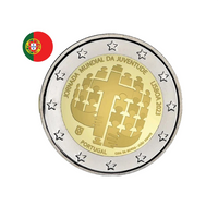 Portugal 2023 - 2 Euro Commémorative - Journée Mondiale de la Jeunesse Lisbonne