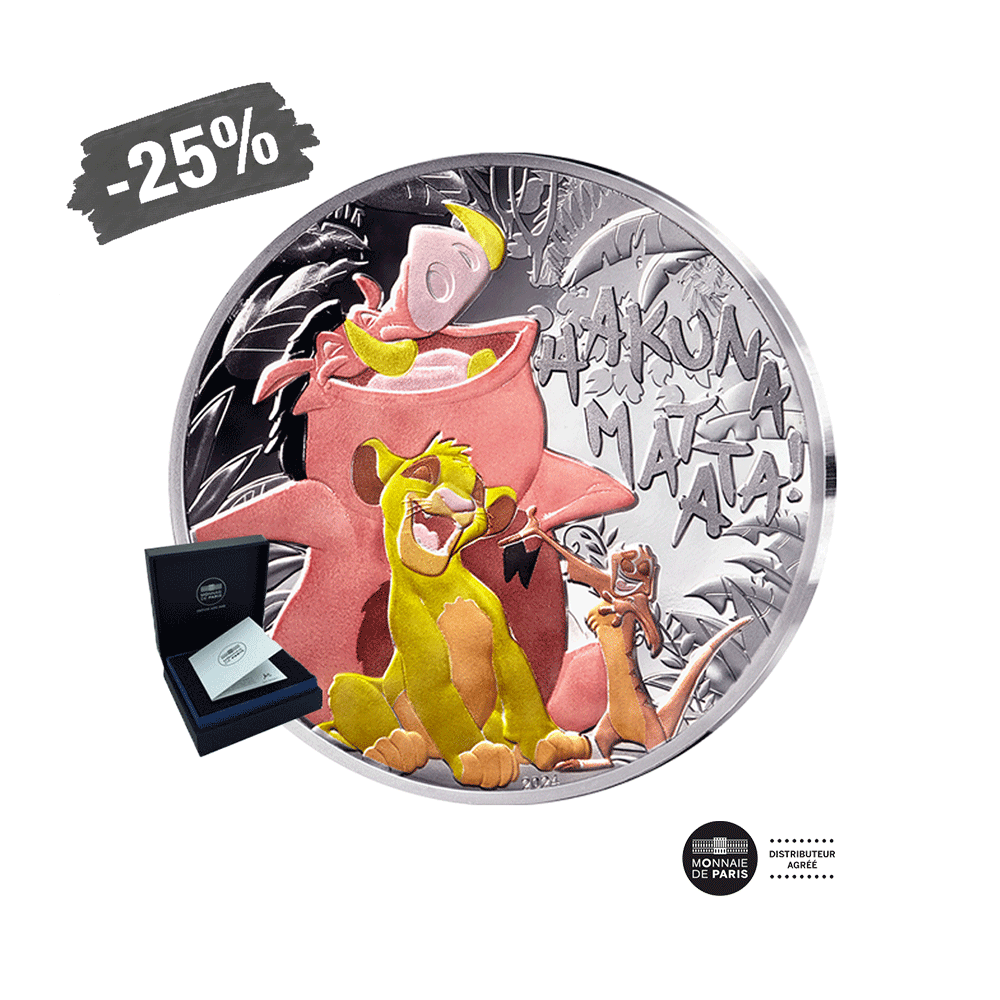 Le Roi Lion - Monnaie de 10€ Argent - BE 2024