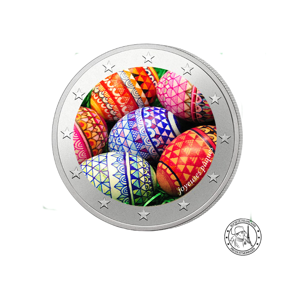 Pâques 2026 - 2 Euros Commémorative - Colorisée #2