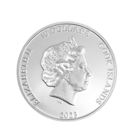 Teste sorprendenti - Silver $ 10 valuta - BE 2023