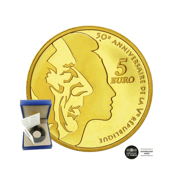 Semeuse - Monnaie de 5€ Or - BE 2008