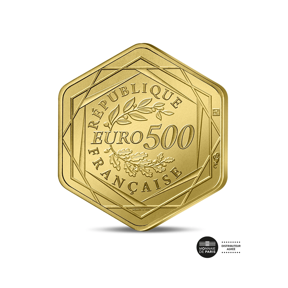 Les Régions 2026 - Grand Est  - Monnaie de 500 Euros - Or BU