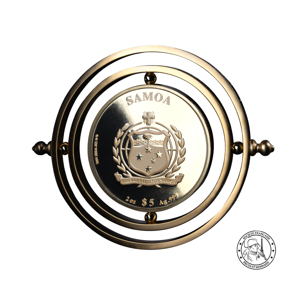 ⁣⁢Harry Potter - Time Turner - 5 Dollar Silver Coin 2 Oz - 2026⁤⁣