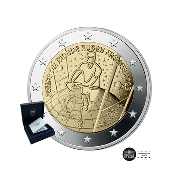 2023 Coppa del mondo di rugby - valuta di € 2 commemorativa - BE 2023