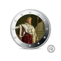 Le Sacre de Napoléon Ier - 2 Euro Commémorative - Colorisée