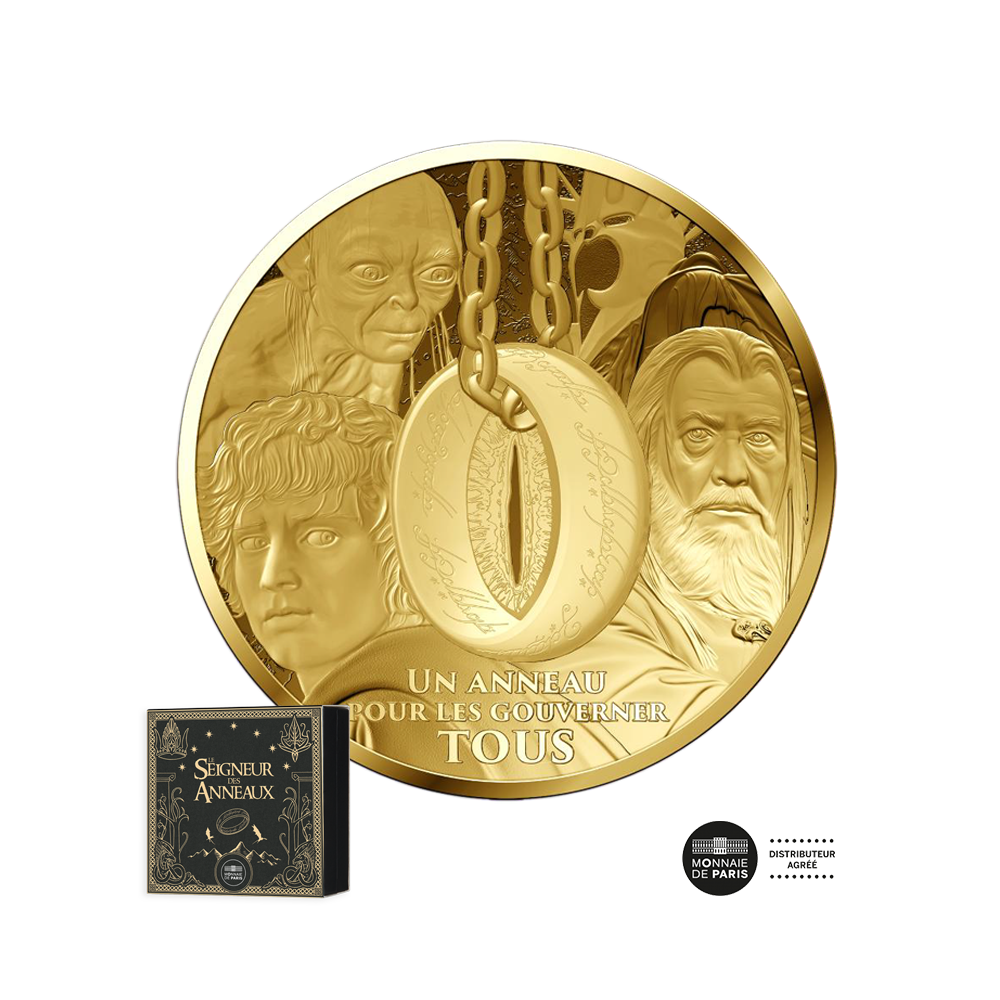 Le Seigneur des Anneaux - Monnaie de 200 Euros Haut-relief Or 1 Oz  - BE 2026