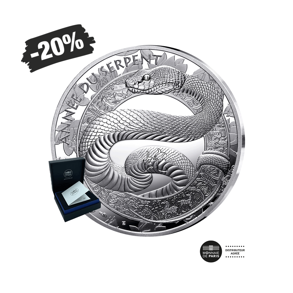 Année du Serpent - Monnaie de 10€ Argent - BE 2025